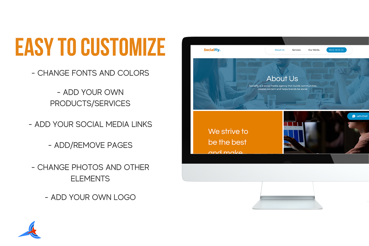 Digital Agency Template for Wix, a Landing Page Template by Parrot Designs (Photo 4 of 4)