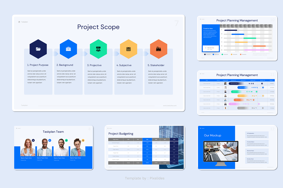 Project Management PowerPoint preview 2