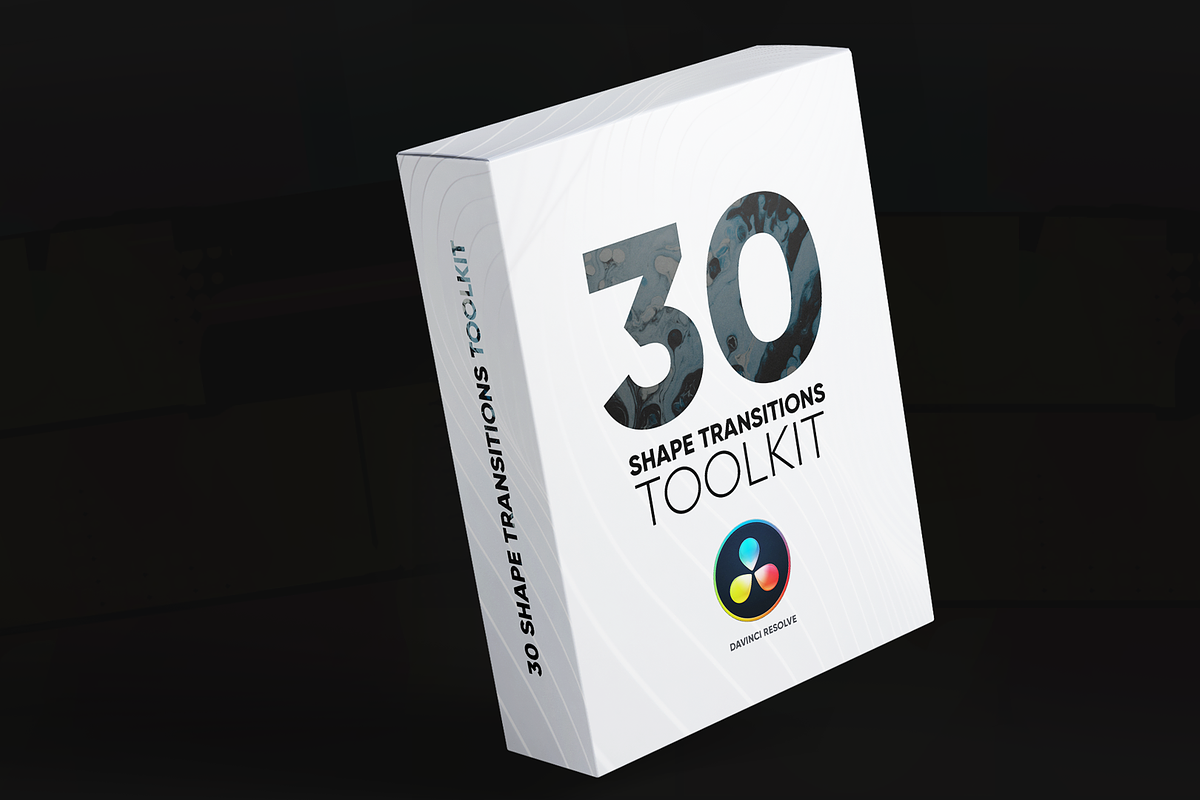 30 Shape Transitions-DaVinci Resolve, a Templates & Theme by Polygon Motions (Photo 2 of 2)