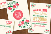 Wedding Invitation Vector Watercolor, an Invitation Template by mnke art studio (Thumbnail 2 of 2)