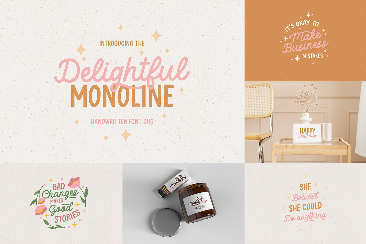 Girly Handwritten Font Bundle, a Handwritten Font by supfonts (Photo 8 of 11)