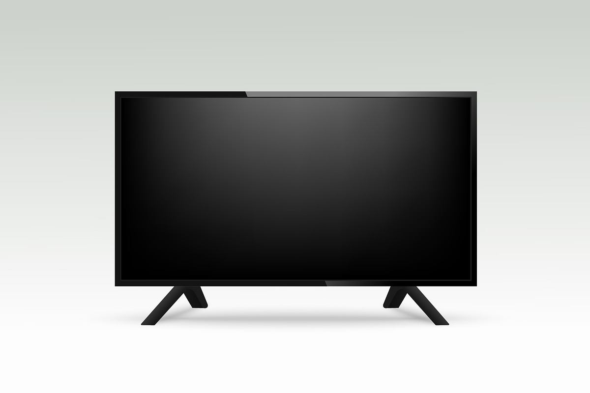 Mockup Realistic TV, an Object Graphic by Vector Market