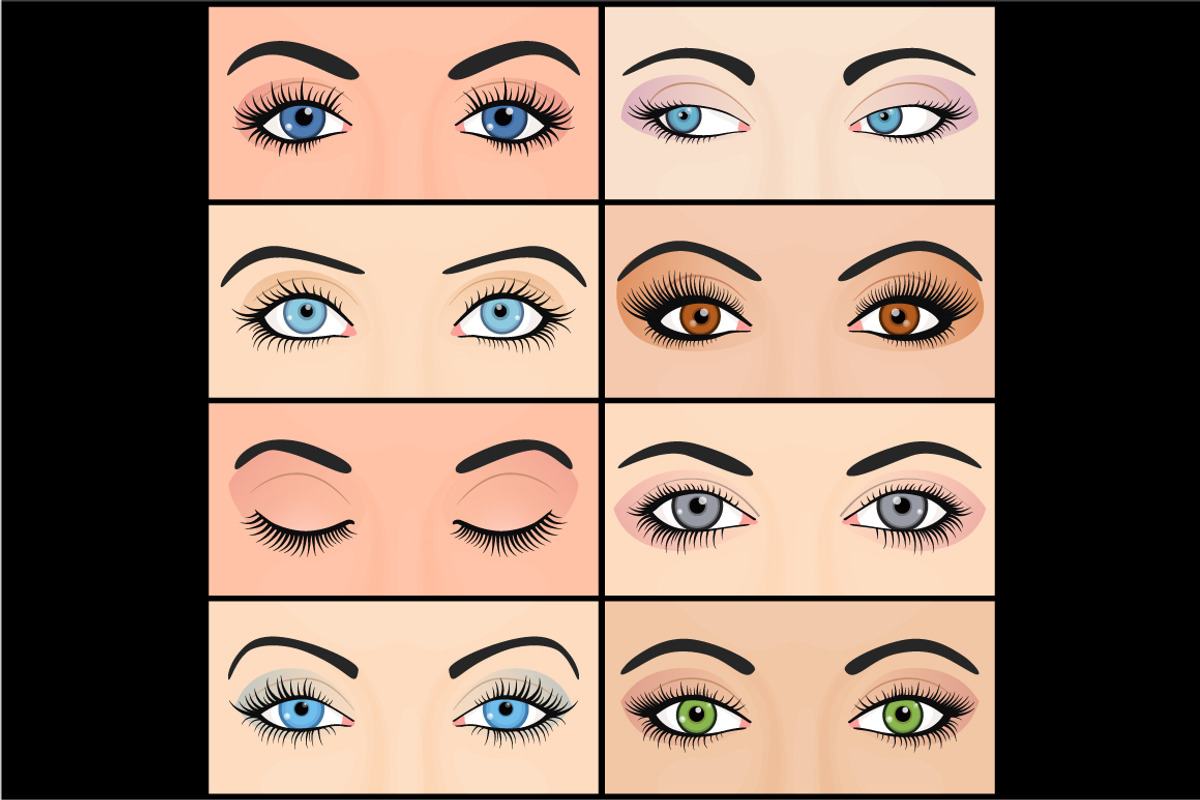 Realistic Eyes Vector Set, a Graphic by KannaaDesign (Photo 2 of 4)