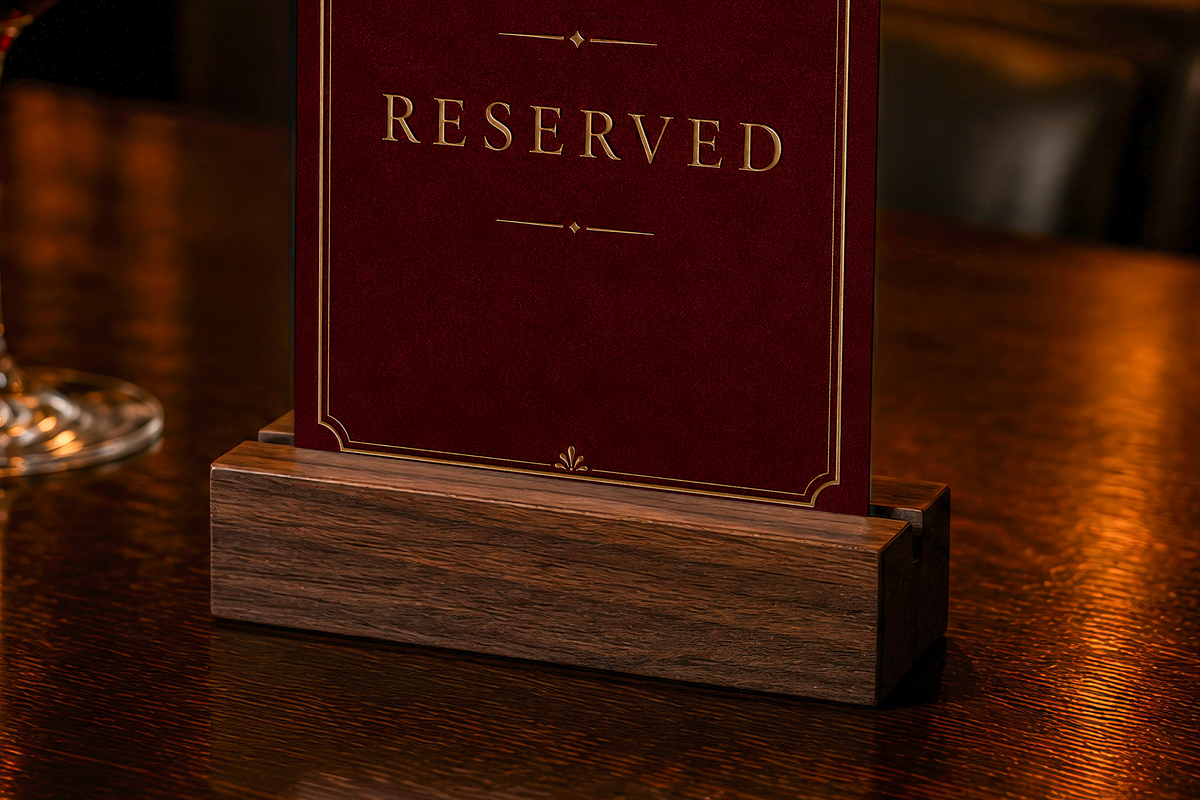 5x7 Restaurant Table Sign Mockup, an Advertising Mockup by Serenefeeling (Photo 3 of 6)