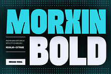 Morxin Bold - Modern Logo Font