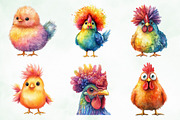 Whimsical Funny & Quirky Chicken PNG, an Illustration by Creative Art (Thumbnail 11 of 12)