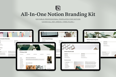 All-In-One Notion Branding Kit, a Templates & Theme by SelwynGoodman