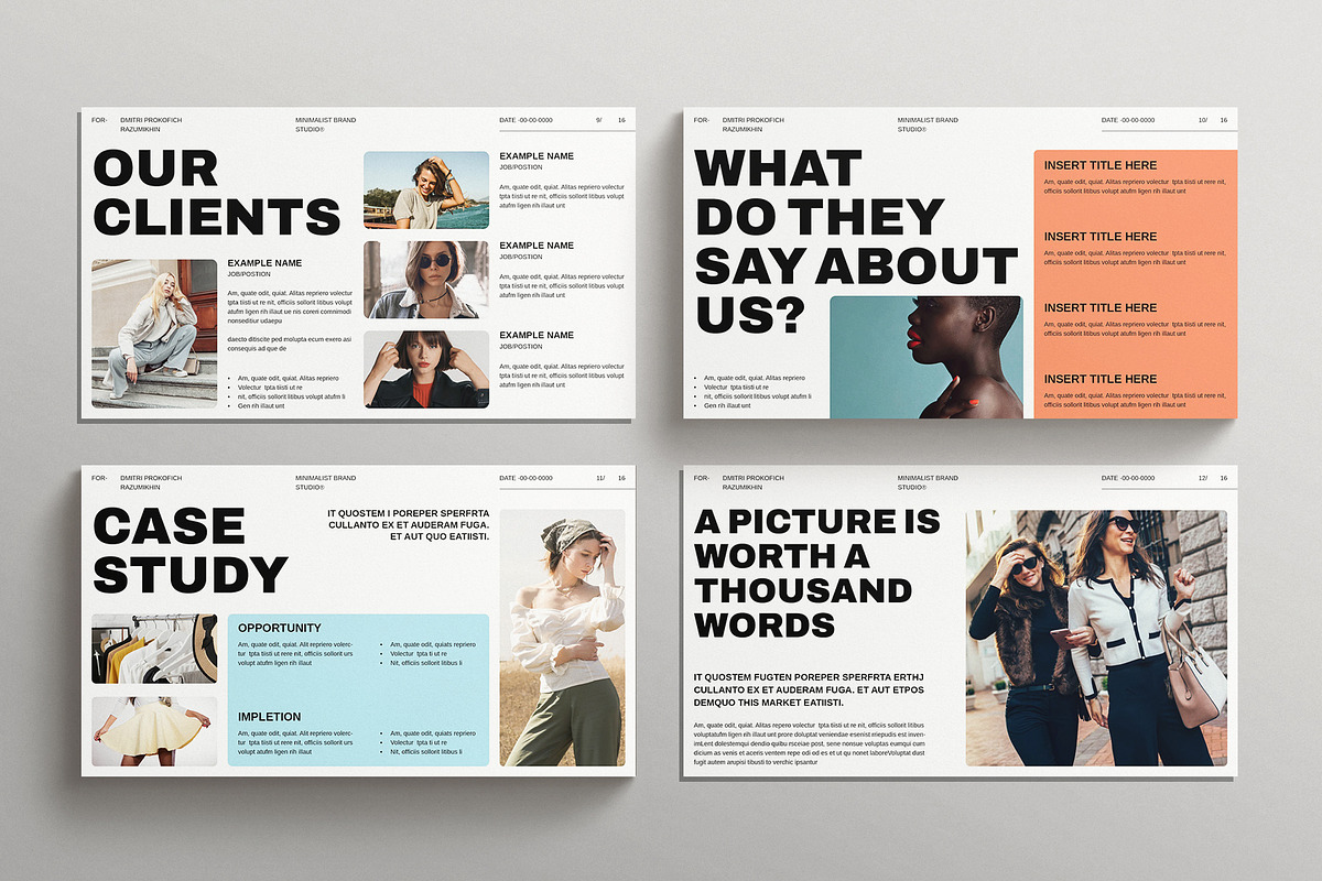 Agency Presentation Template, a Presentation Template by E-Type (Photo 4 of 5)