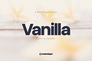 Vanilla Logo Font