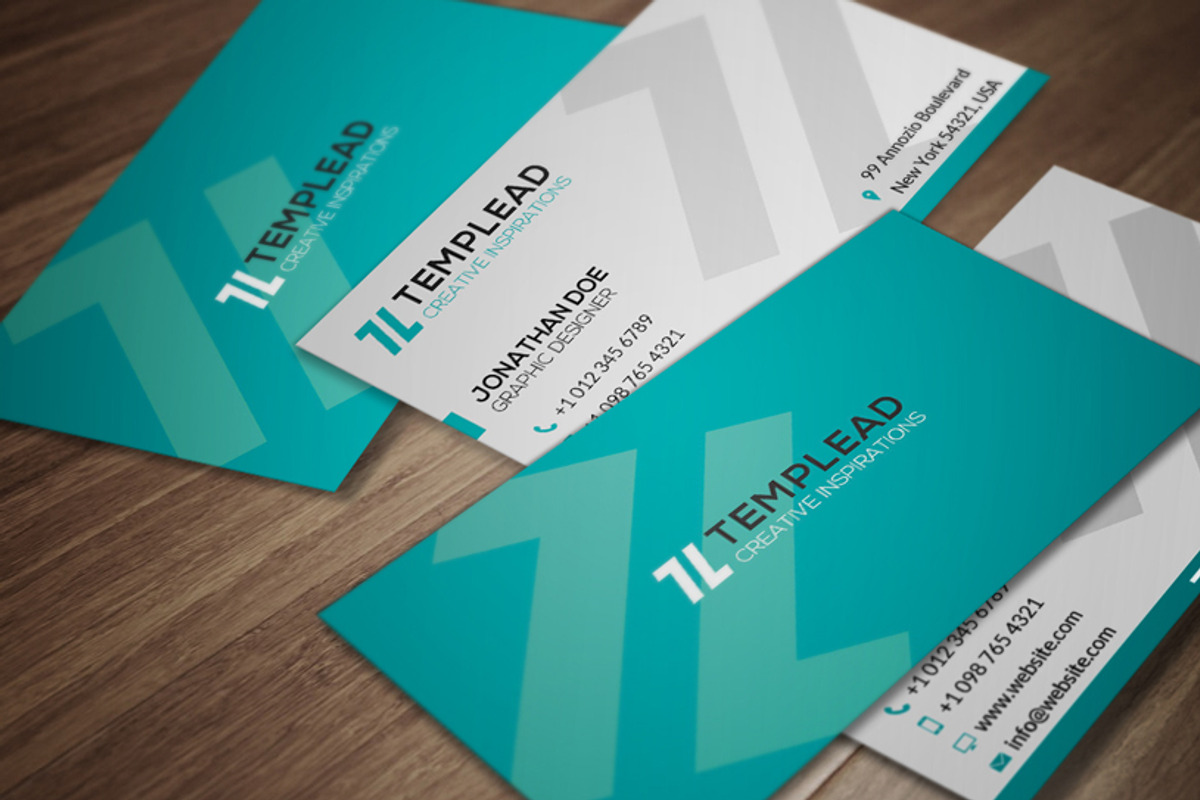Corporate Business Card CM103, a Business Card Template by annozio (Photo 1 of 4)