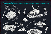 Hand-drawn Cooking and Food Icons, a Decorative Illustration by Margo Miller (Thumbnail 7 of 48)