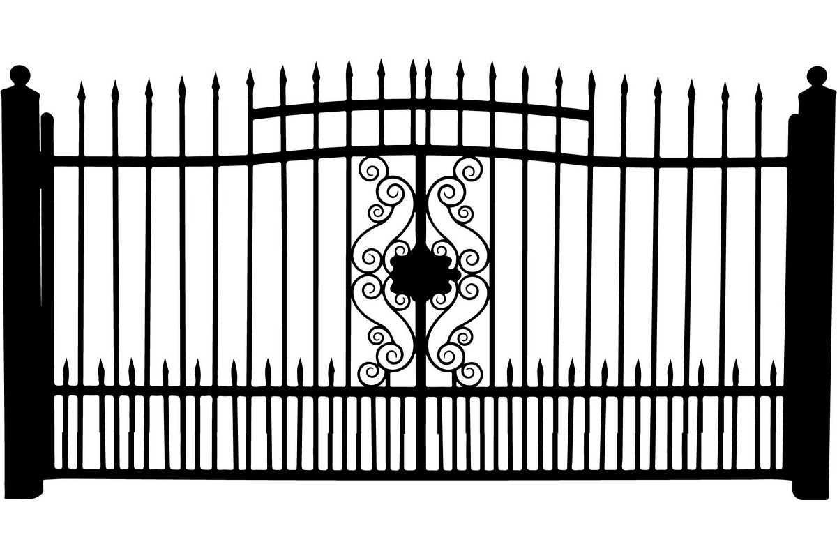 Wrought Iron Fence, an Object Graphic by Creativeshirt (Photo 19 of 19)