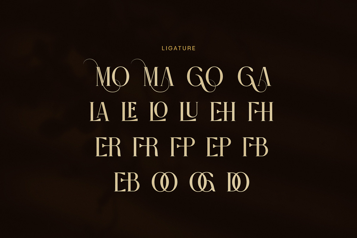 Glamor Elegant Serif Font, a Serif Font by Graphicxell (Photo 8 of 8)