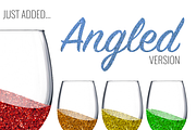 Stemless Wineglass Mockup & Glitter, a Product Mockup by SarahDesign (Thumbnail 4 of 12)