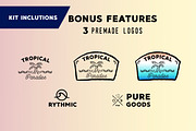 TROPICAL SURF VIBES - Creator Kit, an Icon by Walking_Designs (Thumbnail 18 of 19)