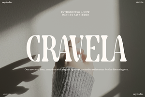 Cravela - Modern Serif