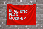3D Flag Mock-Up, an Advertising Mockup by WebAndCat (Thumbnail 8 of 20)