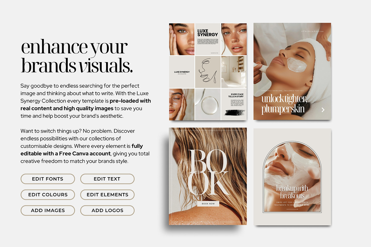 650 Skincare Social Media Templates, a Social Media Template by COCO Designs (Photo 14 of 16)