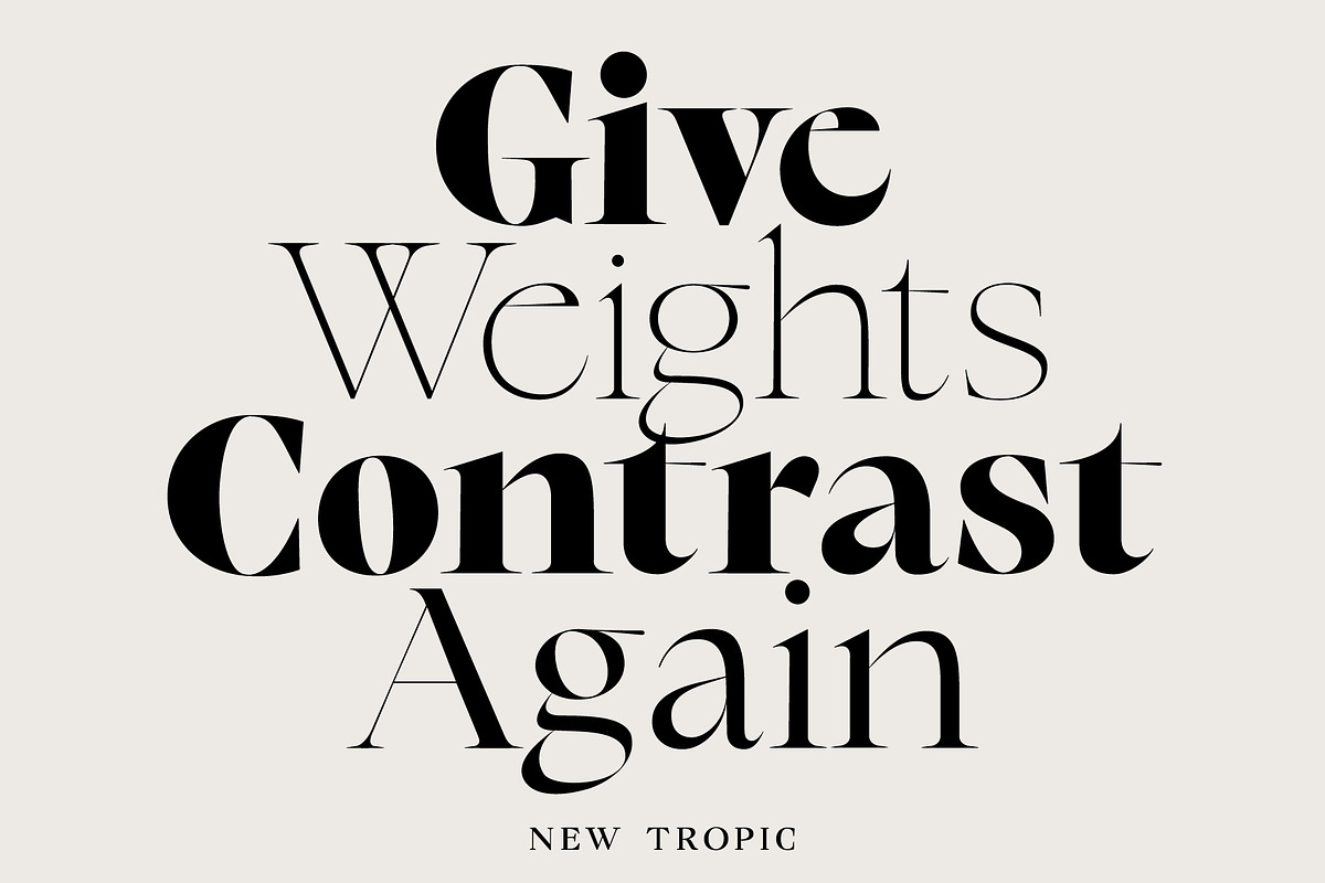 New Tropic - 8 Style Font Family, a Serif Font by Tropical Type (Photo 6 of 15)