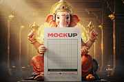 Ganesha Poster Mockups, a Mockup by Luuqas Design (Thumbnail 4 of 6)