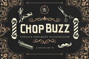 Handrawn Barber Element Set, an Object Graphic by Invisual Studio (Thumbnail 1 of 9)