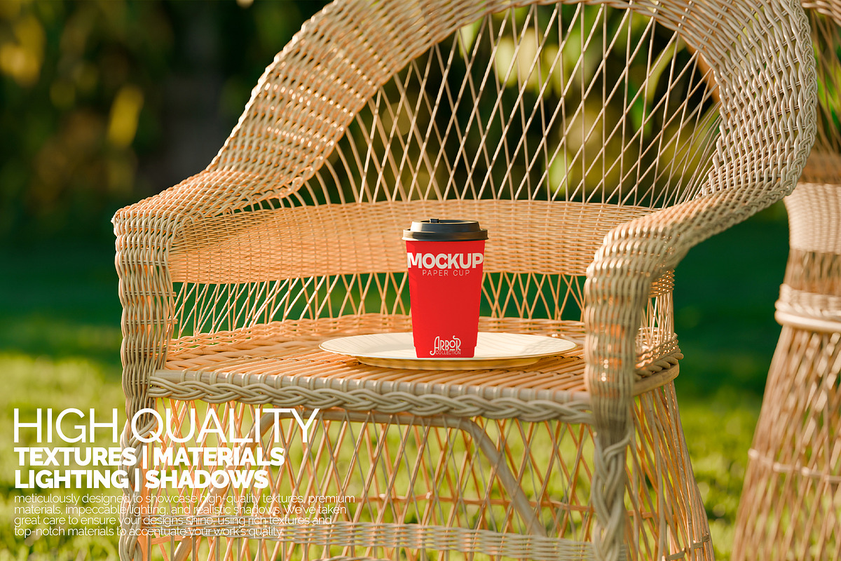 Paper Coffee Cup Mockup Arbor Coll., a Cups & Container Mockup by Banana Mockups (Photo 3 of 6)