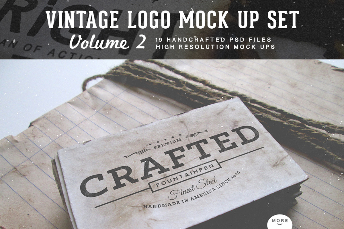 Vintage Logo Mock Up Set Volume 2, a Product Mockup by Yusof Mining (Photo 2 of 5)