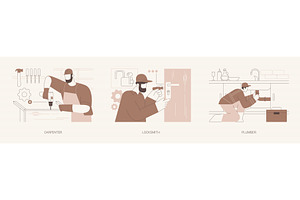 Maintenance services isolated, a Person Illustration by Visual Generation