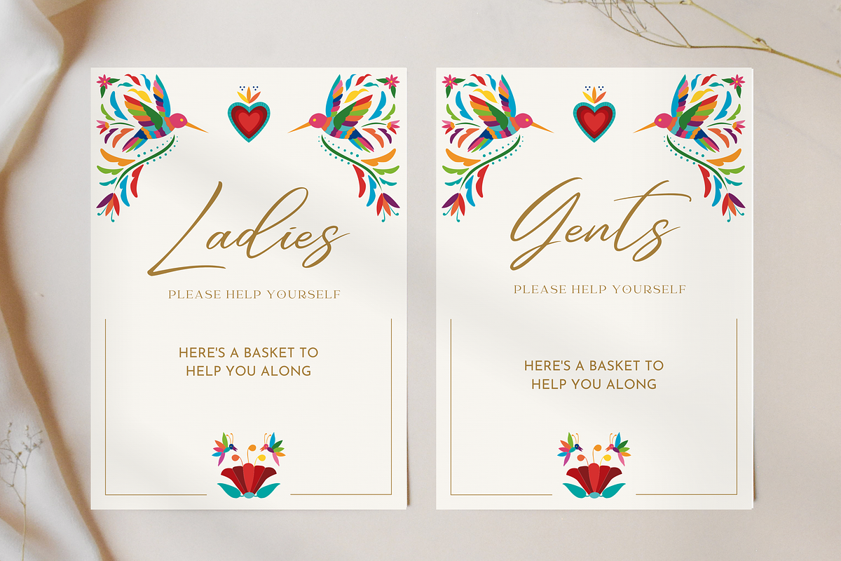 Mexico Otomi Wedding Bundle, a Templates & Theme by Akbaly (Photo 17 of 20)