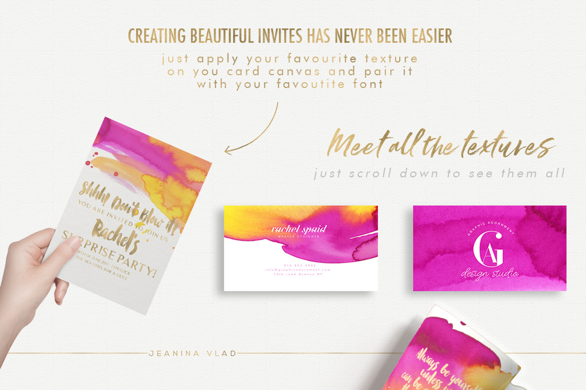 Californian Skies - Watercolor Story, a Texture Illustration by Jeanina Vlad (Photo 2 of 5)