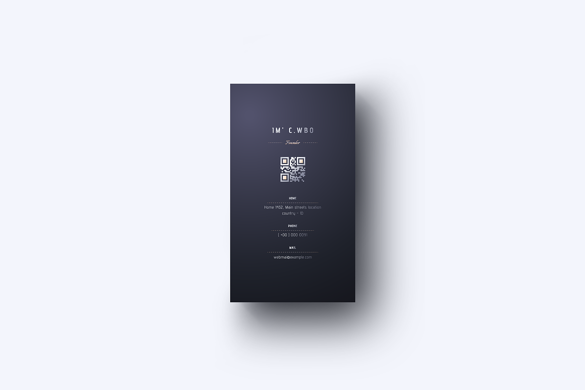 Arven - Elegant Business cards, a Business Card Template by Ctrl space studio (Photo 5 of 9)