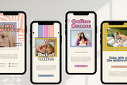 Retro Instagram Stories Posts Canva, a Social Media Template by Branding Babe Co. (Thumbnail 5 of 7)