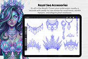 200 Mermaid Maker Procreate Stamps, a Brush Add-On by Selentaori Studio (Thumbnail 11 of 13)