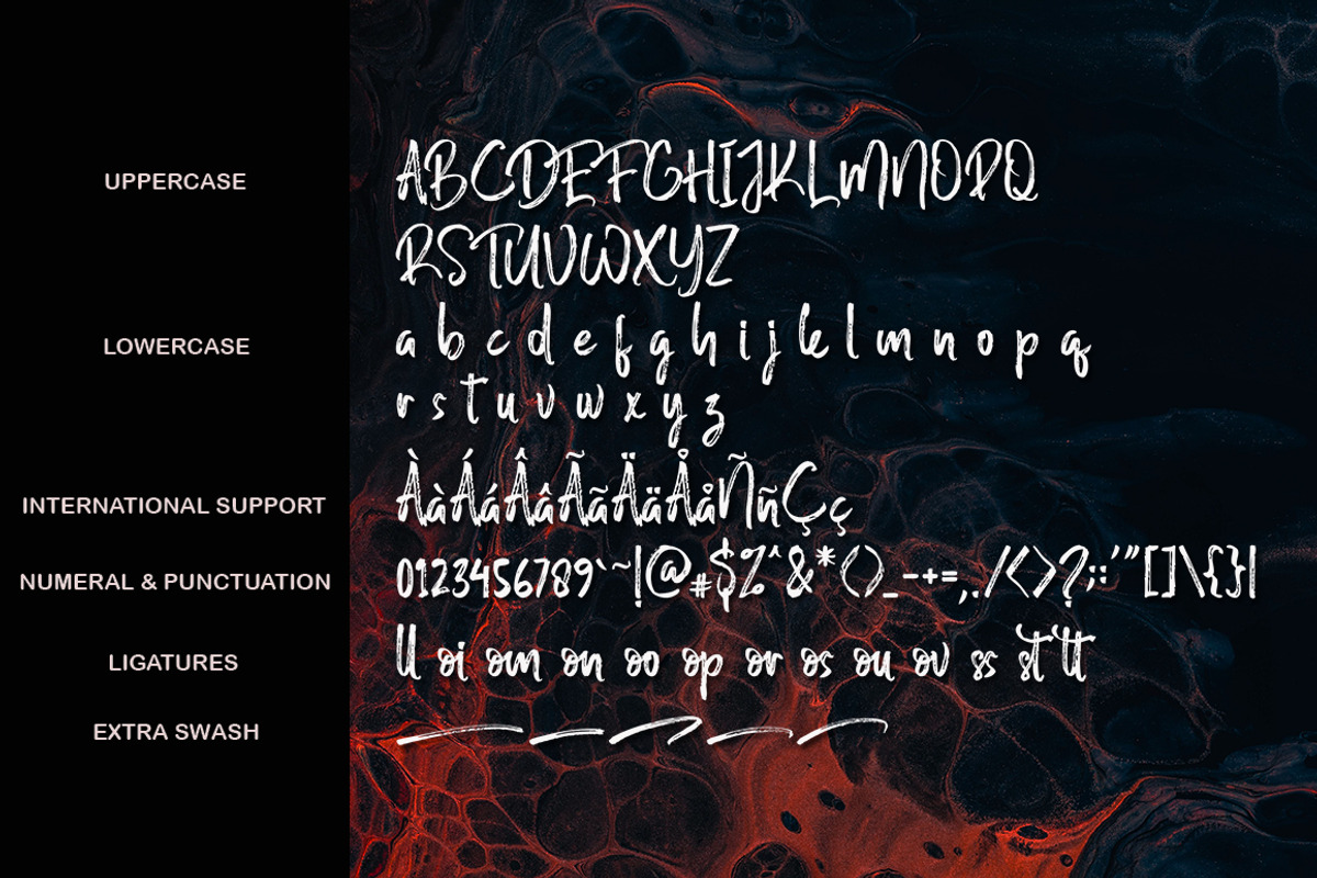 Mordibella - Brush Font, a Script Font by Akifatype. (Photo 7 of 8)