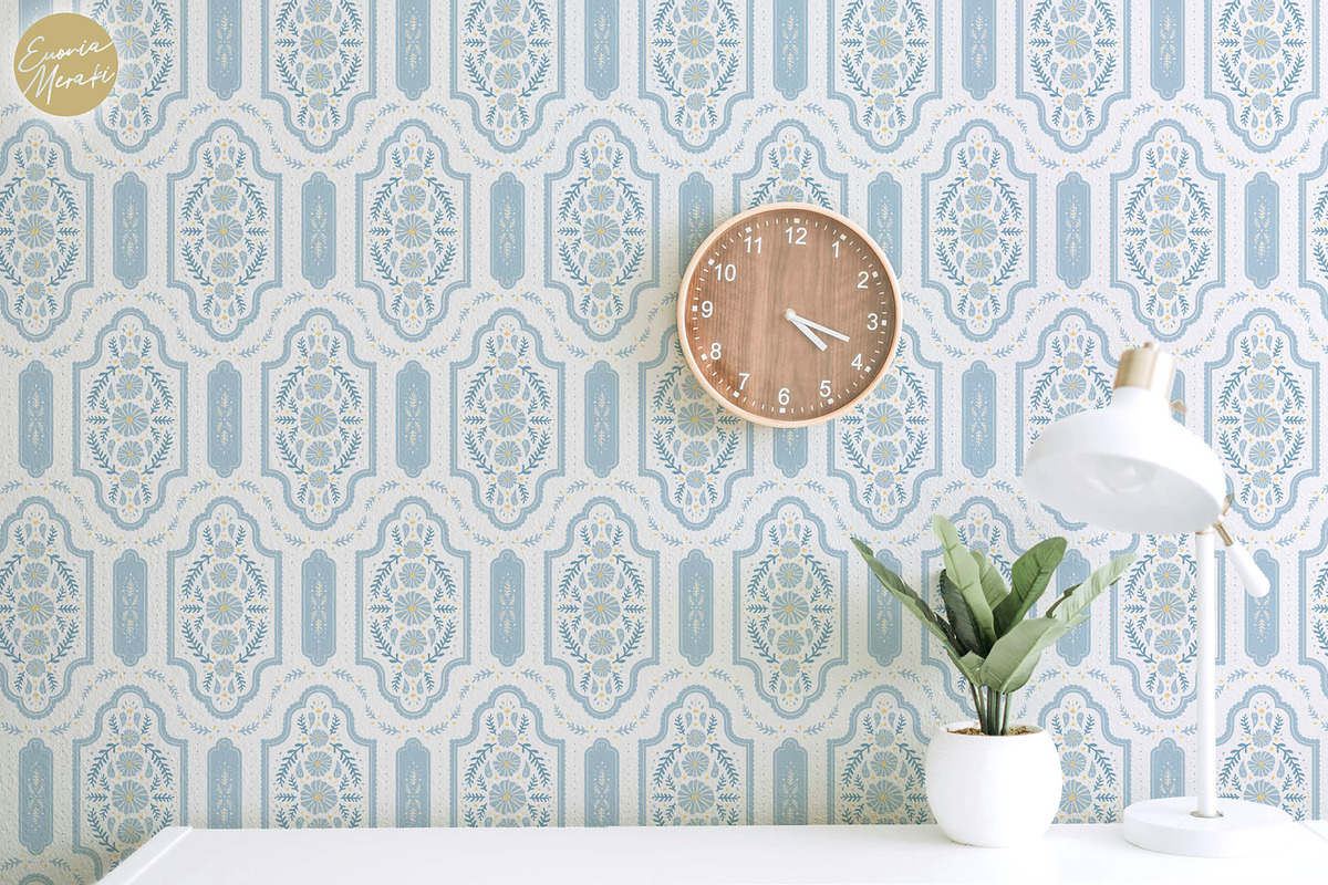 Cottagecore Pattern 3 Vintage Flower, a Pattern Graphic by Euonia Meraki (Photo 8 of 9)