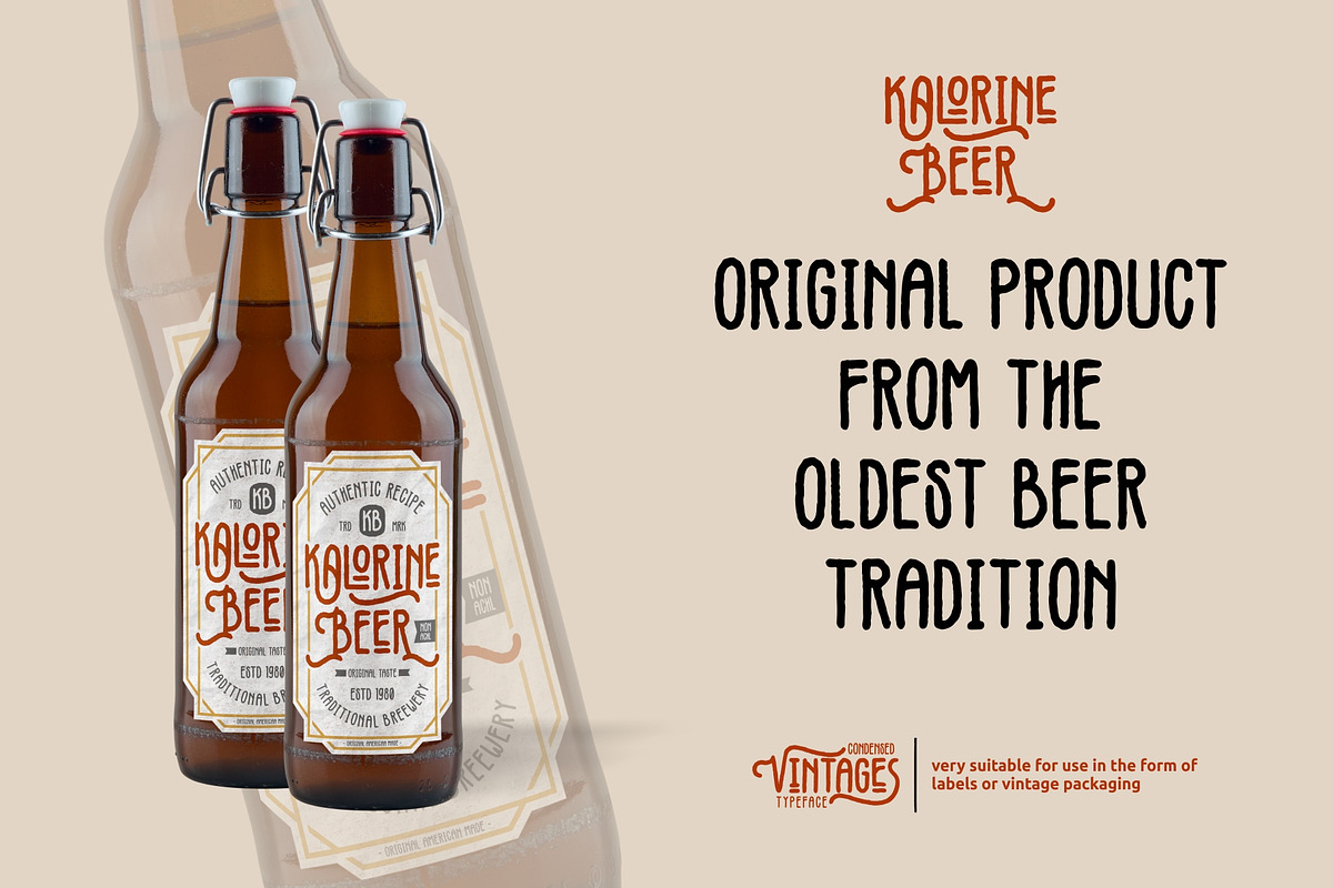 Vintages Typeface preview 3