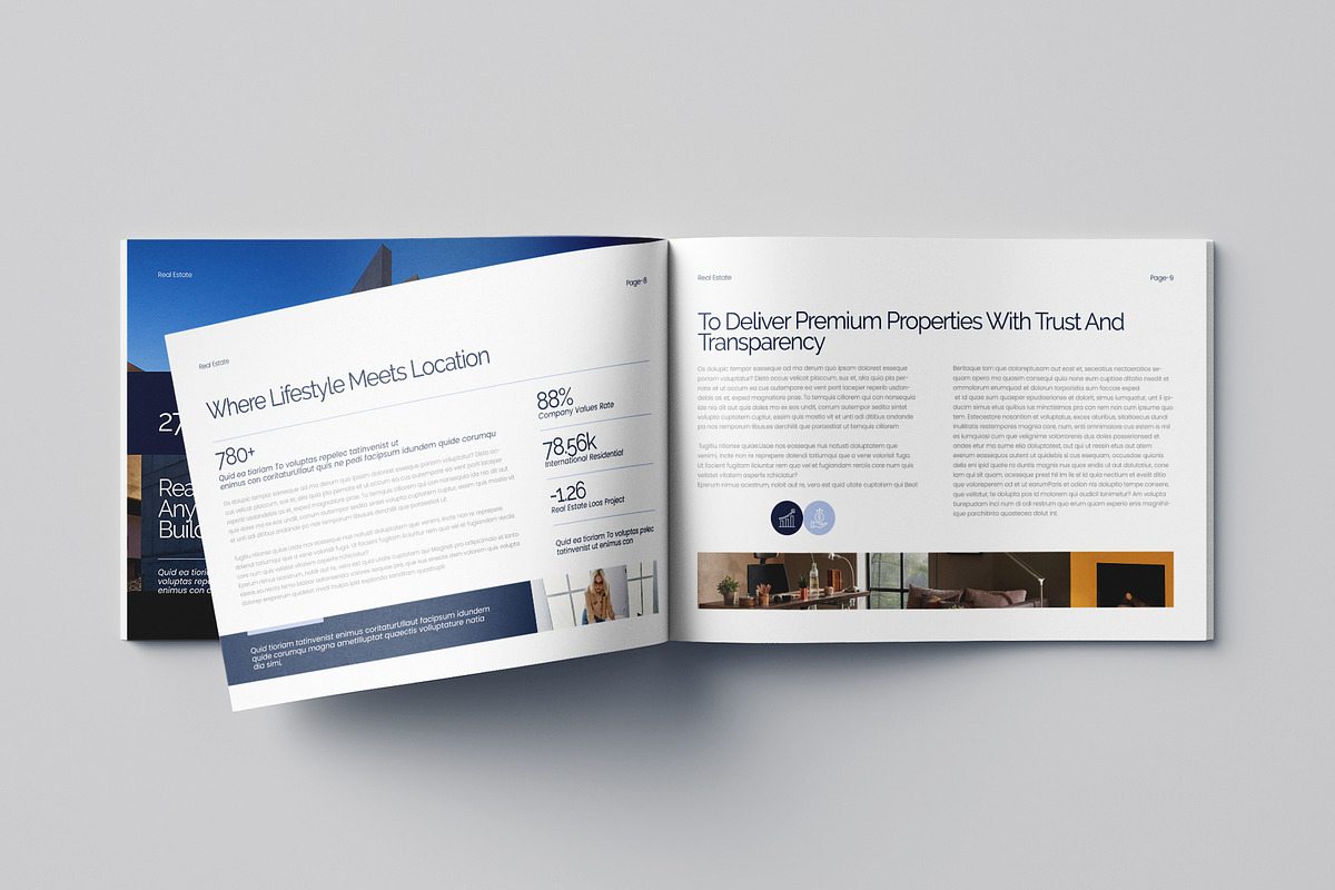Real Estate Landscape Brochure, a Brochure Template by Pixelpick (Photo 5 of 9)