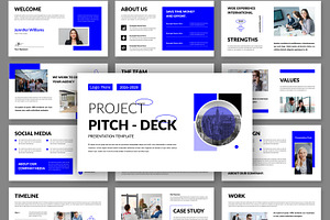 Pitch Deck Presentation Layout, a Presentation Template by MightyDesign