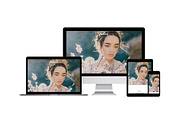 Fiolent ProPhoto 7 Template, a Websites & App Template by Red Met Yellow Creative (Thumbnail 1 of 10)
