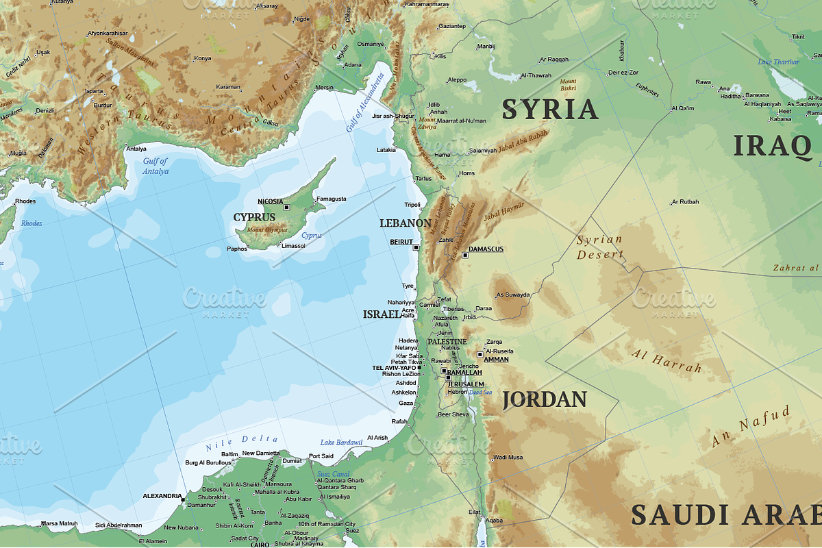 Shaded Relief Map of Europe, an Education Illustration by Cartorical (Photo 6 of 8)