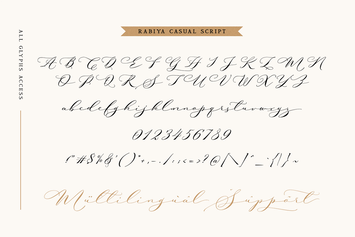 Rabiya Two Romantic Fonts - 50% Off, a Script Font by JROH Creative (Photo 14 of 17)