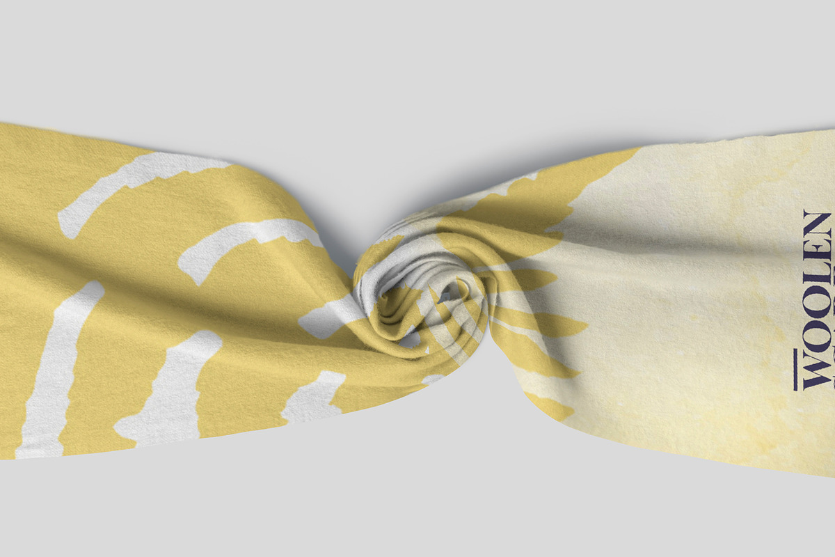 Woolen Scarf Mockups, an Apparel Mockup by GfxFoundry (Photo 5 of 7)
