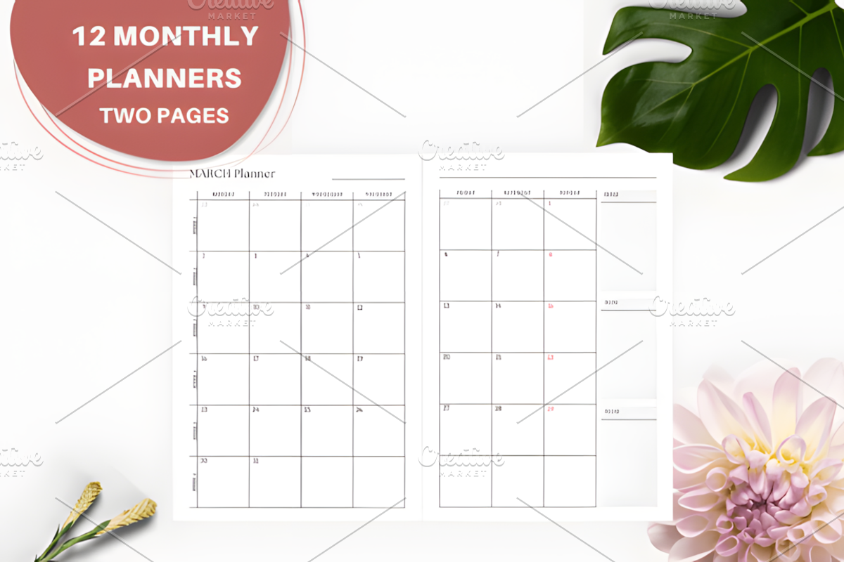 CANVA 2026 Planner Templates, a Marketing Template by Ink Gallery (Photo 3 of 6)