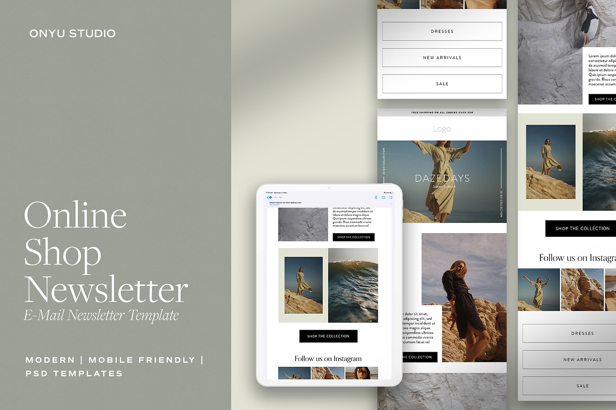 Online Shop Email Newsletter, an Email Template by ONYU Studio (Photo 1 of 5)