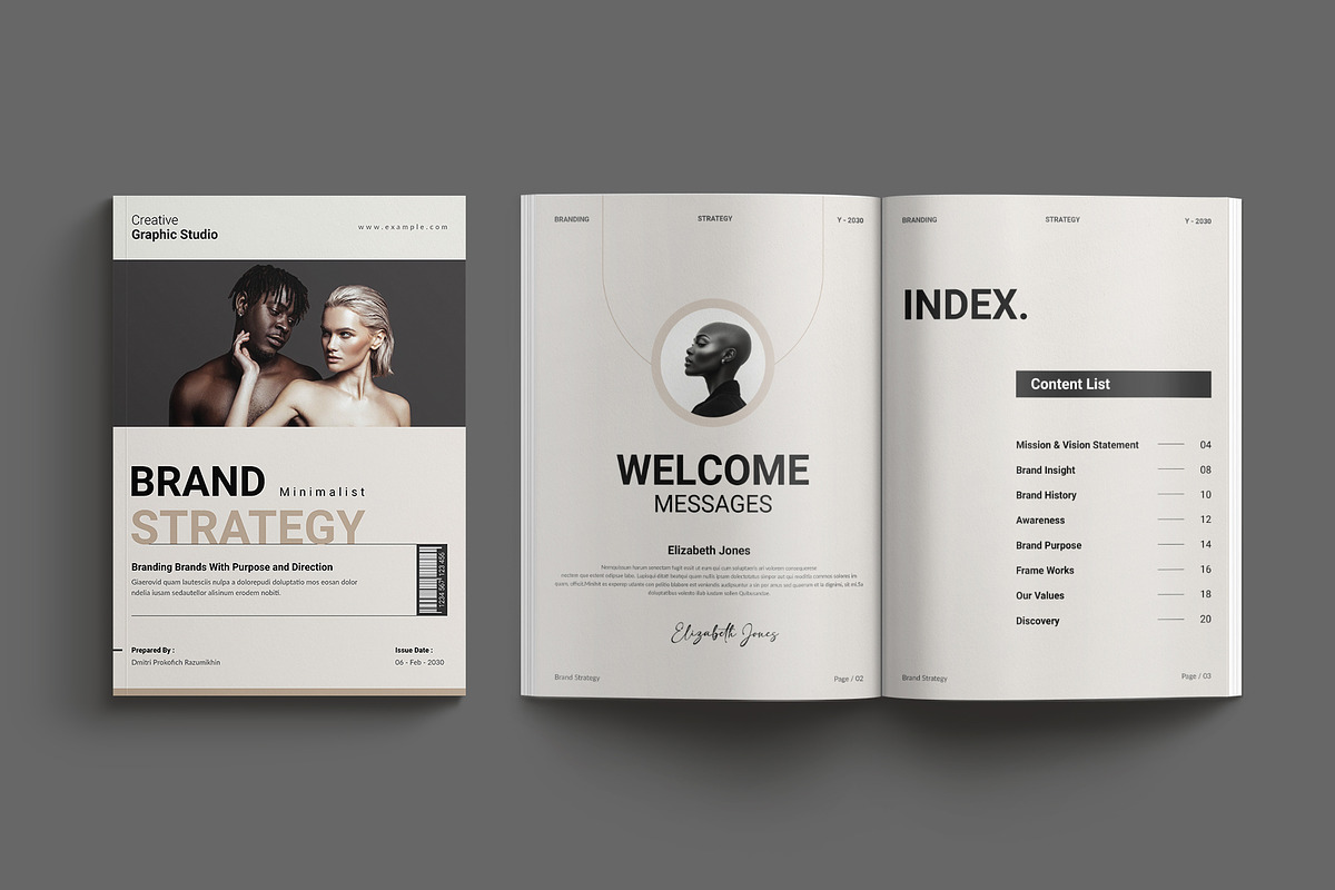 Brand Strategy Framework Template, a Brochure Template by Cleffon_Graphic_Studio (Photo 2 of 7)
