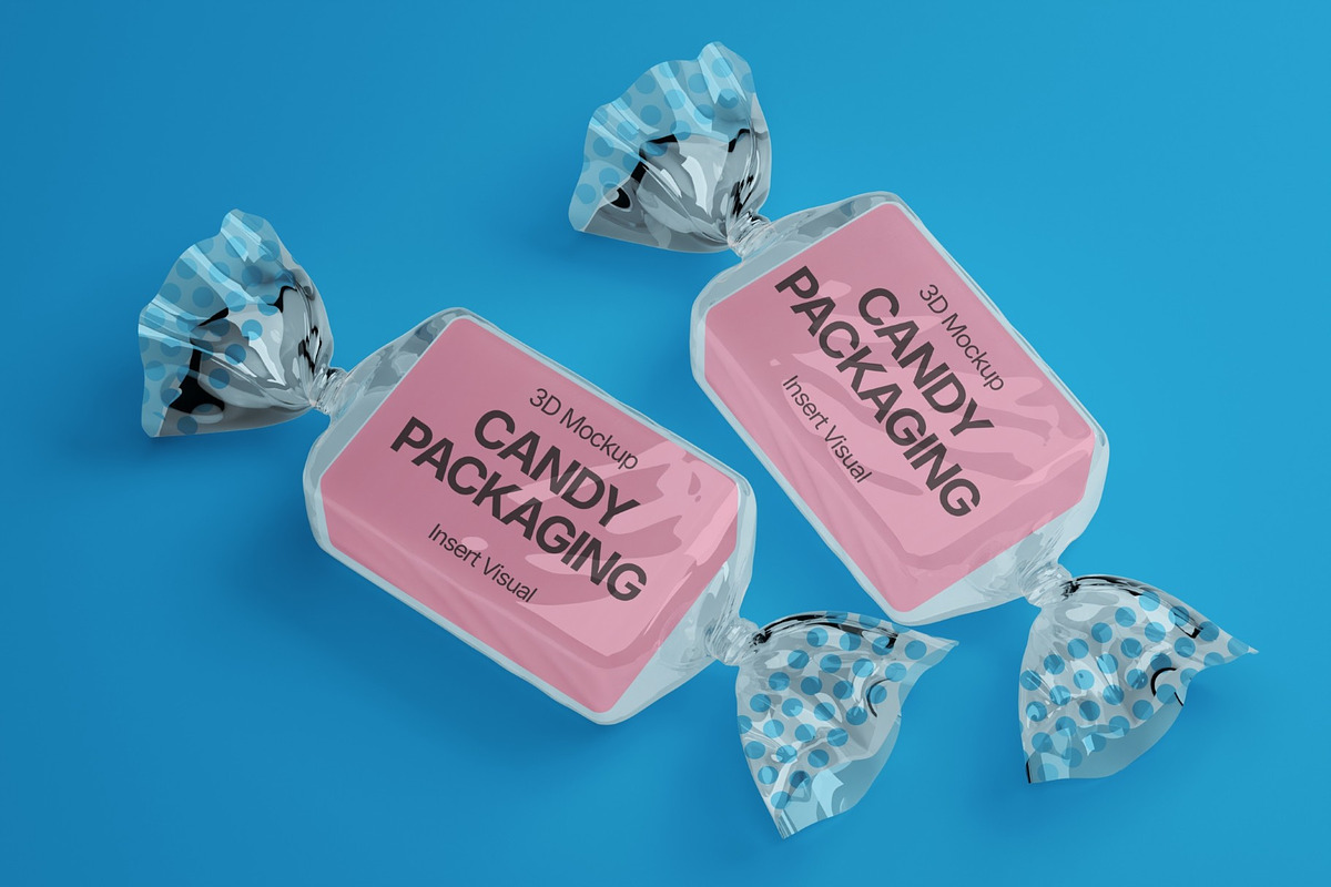 Candy Packaging 3D Mockup, a Packaging Mockup by graphicook
