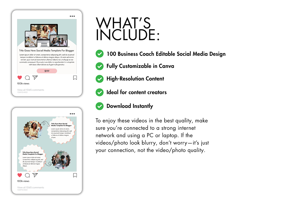 Eye-Catching Instagram Post Templates for Coaches and Entrepreneurs preview 4
