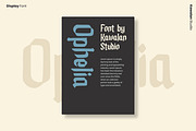 Ophelia | Display Font, a Blackletter Font by Kawalan Studio (Thumbnail 2 of 6)
