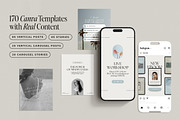 Wellness Instagram Templates, a Social Media Template by Studio Loire (Thumbnail 2 of 8)