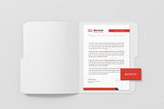 Presentation Folder Mockup Template, a Product Mockup by graphypix (Thumbnail 1 of 4)